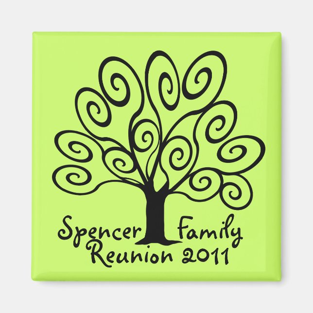 Family Tree Reunion Magnet (Front)