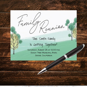 Family Tree Reunion  Postcard