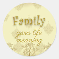 Family Tree Scrapbook Sticker