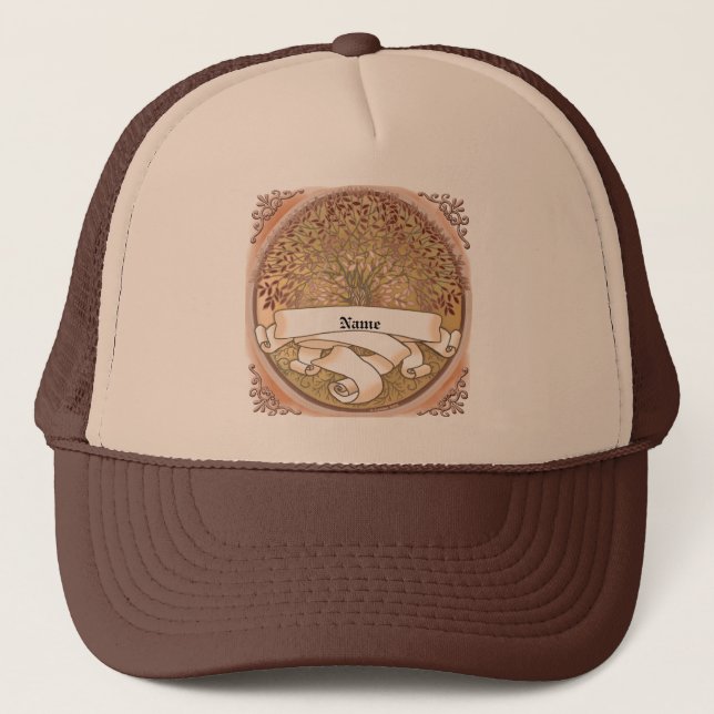 Family Tree Surname Trucker Hat (Front)