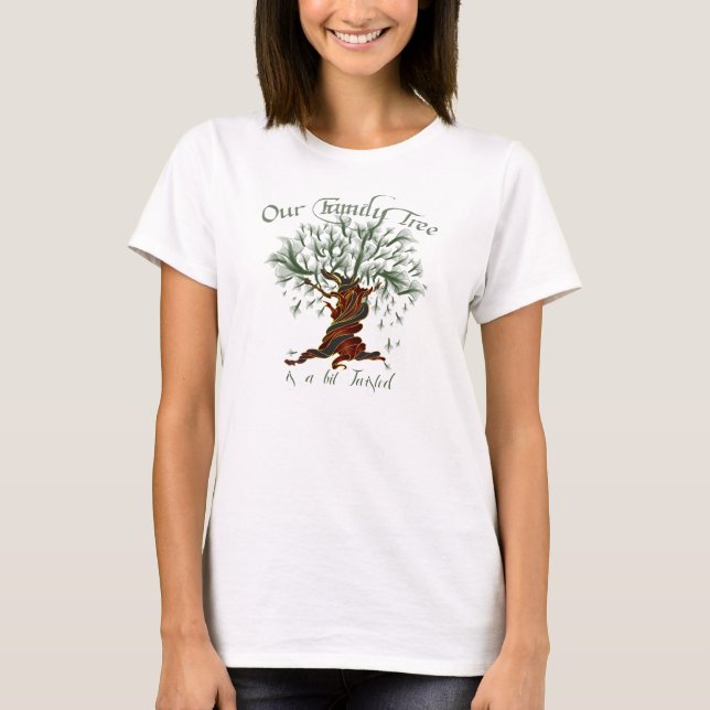 Family Tree Twisted T-Shirt (Front)