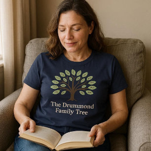Family Tree With Birth Years T-Shirt