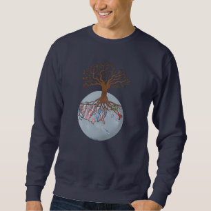 Family Tree with Italian American Roots Sweatshirt