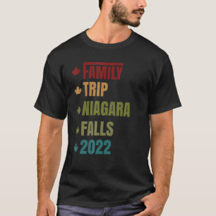 Family Trip 2022 Niagara Falls Vacation Matching V T-Shirt