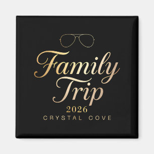 Family Trip 2026 Crystal Cove Weekend 2026 Summer Magnet