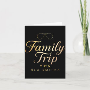 Family Trip 2026 New Smyrna Weekend 2026 Summer Card