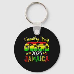 Family Trip Jamaica 2025 Summer Vacation Beach Mat Key Ring