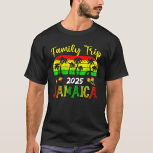 Family Trip Jamaica 2025 Summer Vacation Beach Mat T-Shirt