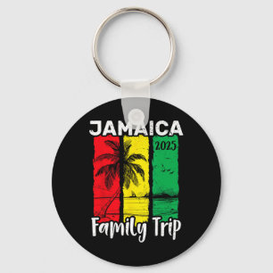 Family Trip Jamaica 2025 Tropical Island Family Va Key Ring