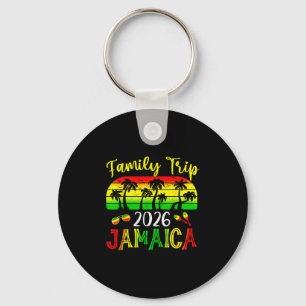 Family Trip Jamaica 2026 Summer Vacation Beach Mat Key Ring