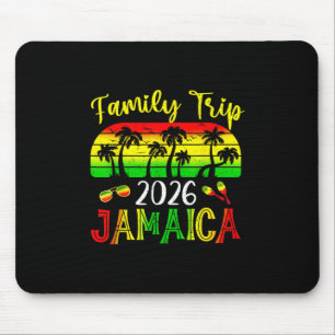 Family Trip Jamaica 2026 Summer Vacation Beach Mat Mouse Pad