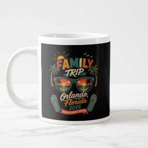 Family Trip Orlando Florida 2026 Large Coffee Mug