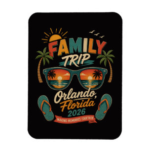 Family Trip Orlando Florida 2026 Magnet