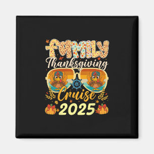 Family Turkey Cruise Vacation Trip 2025 Thanksgivi Magnet