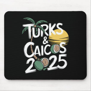 Family Turks Caicos 2025 Trip Friends Group Vacati Mouse Pad