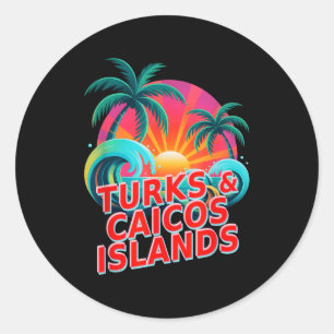 Family Turks Caicos Islands Cousin Classic Round Sticker