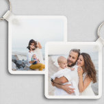 Family Two Photo Double Sided Aluminium Keychain<br><div class="desc">Keep your loved ones close wherever you go with this custom Family Two Photo Double-Sided Aluminium Keychain. Featuring space for two of your favourite family photos — one on each side — this sleek and lightweight keychain is both practical and sentimental. The durable aluminium material ensures your memories stay protected...</div>