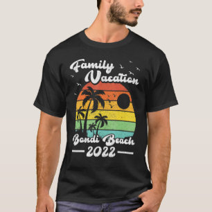 Family Vacation 2022 Vintage Australia Bondi Beach T-Shirt
