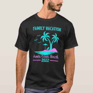 Family Vacation 2022 Vintage Dominican Punta Cana T-Shirt