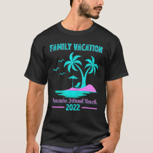 Family Vacation 2022 Vintage Florida Treasure Isla T-Shirt
