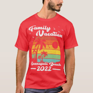 Family Vacation 2022 Vintage Hawaii Kaanapali Beac T-Shirt