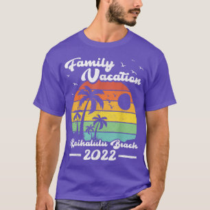 Family Vacation 2022 Vintage Hawaii Kaihalulu Beac T-Shirt