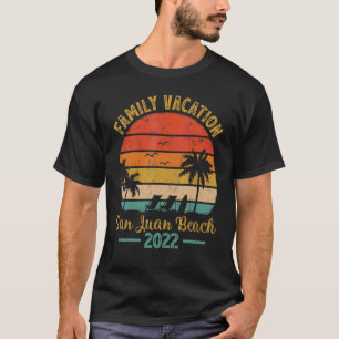 Family Vacation 2022 Vintage Puerto Rico San Juan  T-Shirt