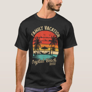 Family Vacation 2022 Vintage Retro Texas Crystal B T-Shirt