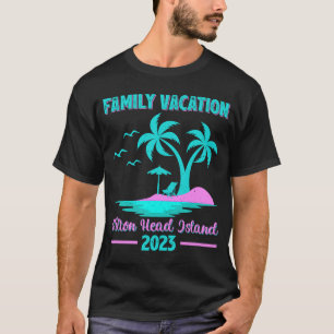 Family Vacation 2023 Palm Tree Hilton Head Island T-Shirt