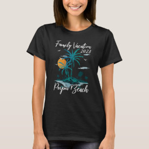 Family Vacation 2023 Sunset Hawaii Poipu Beach T-Shirt