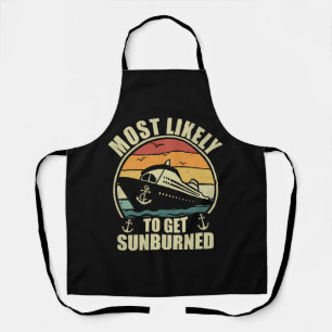 Family Vacation 2024 Most Likely To Get Sunburned Apron