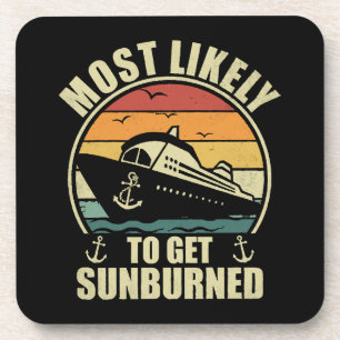 Family Vacation 2024 Most Likely To Get Sunburned Coaster