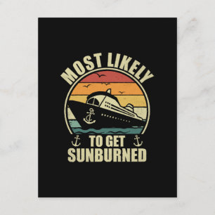 Family Vacation 2024 Most Likely To Get Sunburned Enclosure Card