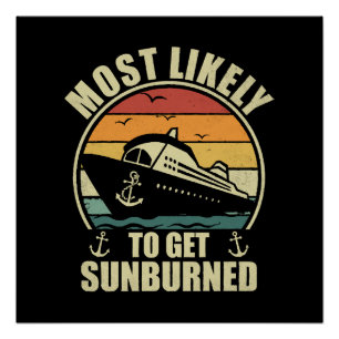 Family Vacation 2024 Most Likely To Get Sunburned Poster
