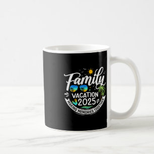 Family Vacation 2025 Beach Matching Family Summer Coffee Mug