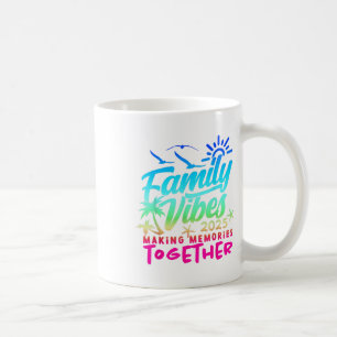 Family Vacation 2025 Beach Matching Family Summer Coffee Mug
