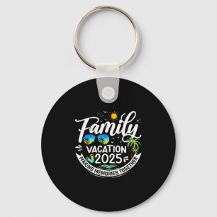 Family Vacation 2025 Beach Matching Family Summer Key Ring