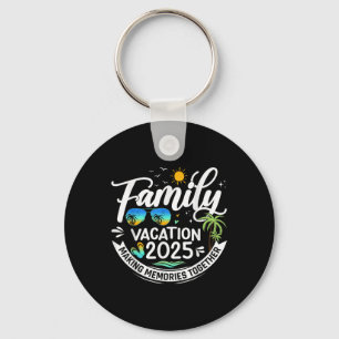 Family Vacation 2025 Beach Matching Family Summer Key Ring