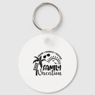 Family Vacation 2025 Beach Matching Family Summer Key Ring