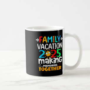 Family Vacation 2025 Beach Matching Summer Family Coffee Mug