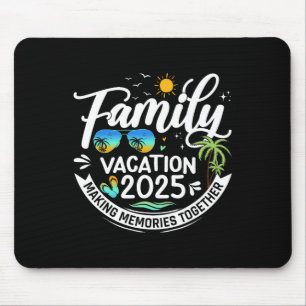 Family Vacation 2025 Beach Matching Summer Vacatio Mouse Pad
