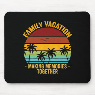 Family Vacation 2025 Beach Matching Summer Vacatio Mouse Pad