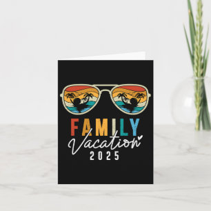 Family Vacation 2025 Beach Summer Men Women Kids M Card