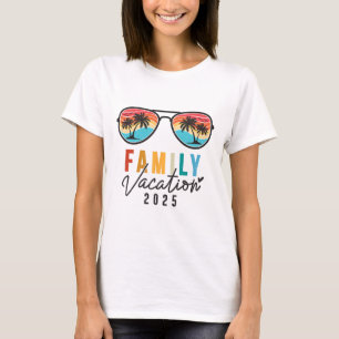 Family Vacation 2025 Beach Summer Men Women Kids M T-Shirt