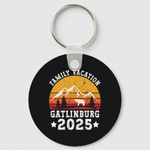 Family Vacation 2025 Gatlinburg Tennessee Smoky Mo Key Ring
