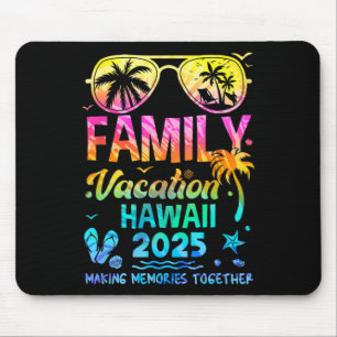 Family Vacation 2025 Hawaii Matching Memories Toge Mouse Pad