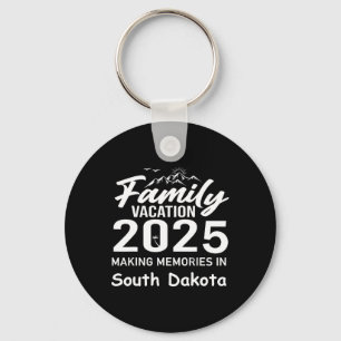 Family Vacation 2025 Making Memories South Dakota Key Ring