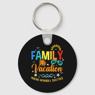Family Vacation 2025 Making Memories Together Matc Key Ring