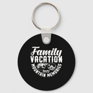Family Vacation 2025 Mountain Memories Matching Fa Key Ring