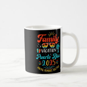 Family Vacation 2025 Puerto Rico Matching Summer V Coffee Mug